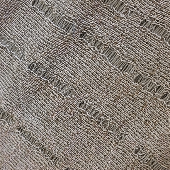 Women's Size Small sleeveless "andthewhy" shirt.  Tan color. NWT - Picture 8 of 11